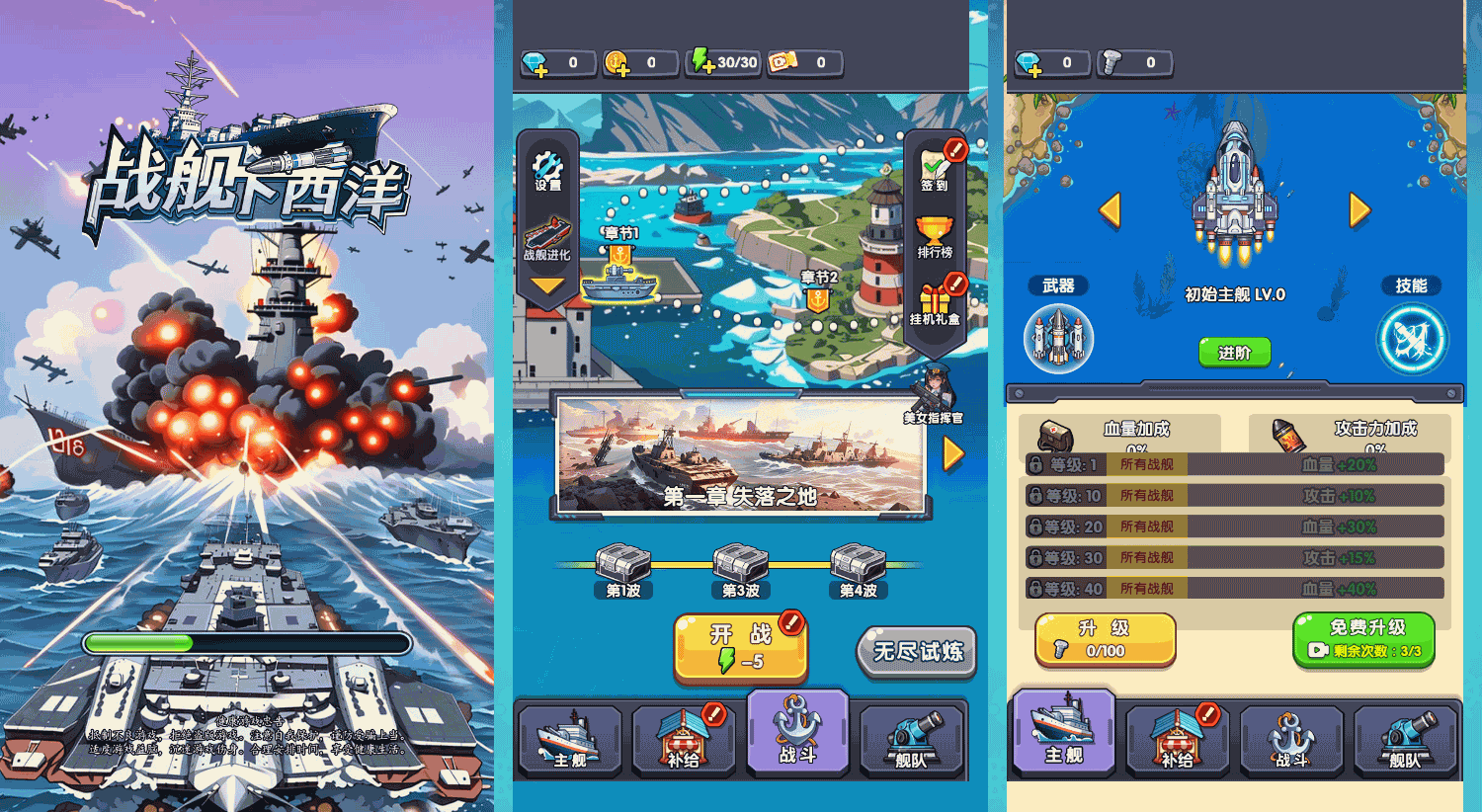 三网H5小游戏【战舰下西洋】最新整理Linux手工服务端+安卓